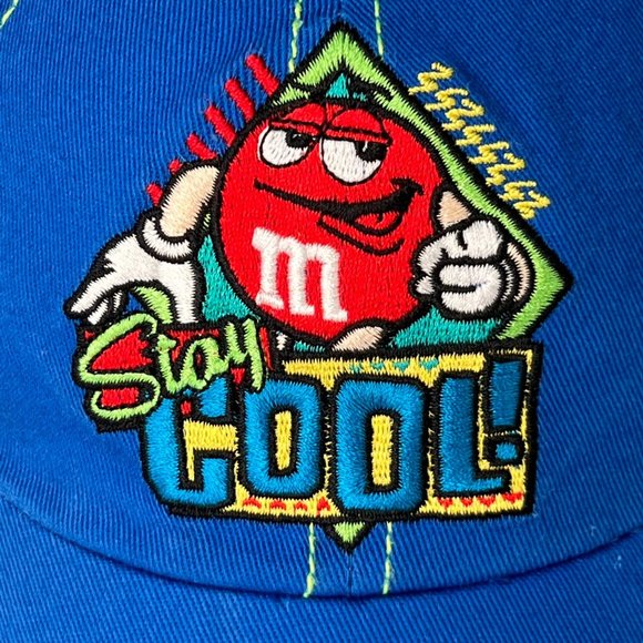 M&M's World Hat Boys Strap Back Stay Cool Embroidered Adjustable Baseball Cap - Picture 1 of 8